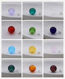 2Pcs 12mm Coloured glaze ball beads Diffuser Perfume Refillable Essential Oil Vials Stud Earrings Beads