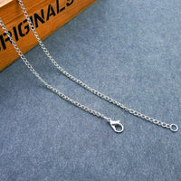 10 pieces 2.5*3mm silver KC gold colour Chains Link 60cm jewelry accessories , DIY necklace findings