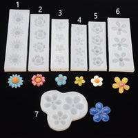 Silicone Mold for jewelry diy FLOWERS Resin Silicone Mould handmade small flower Epoxy Resin casting Mould