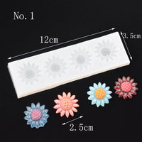 Silicone Mold for jewelry diy FLOWERS Resin Silicone Mould handmade small flower Epoxy Resin casting Mould