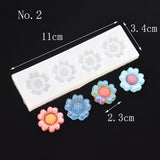 Silicone Mold for jewelry diy FLOWERS Resin Silicone Mould handmade small flower Epoxy Resin casting Mould