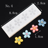 Silicone Mold for jewelry diy FLOWERS Resin Silicone Mould handmade small flower Epoxy Resin casting Mould