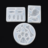 Silicone pendant Mold Resin Silicone Mould handmade DIY Jewelry Making epoxy cute dolphin bone stone bear Gemstone Pendant making mold