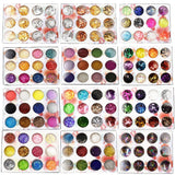 12pieces mixed colorful Sequins filler for Silicon mold Nail art shell chips candy paper letter sequins Nail sticker