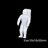 4Pcs 3D mini Astronaut Cosmonaut Landscape Mini DIY Craft Resin Jewelry Casting Figurines Decoration Astronaut for resin casting