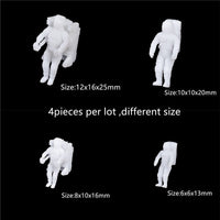 4Pcs 3D mini Astronaut Cosmonaut Landscape Mini DIY Craft Resin Jewelry Casting Figurines Decoration Astronaut for resin casting