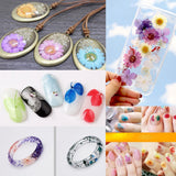 CoolDIY® Natural Dried Flowers Combination DIY Pressed Herbarium Flower Decorative for Resin Jewelry Crafts Nail Stickers